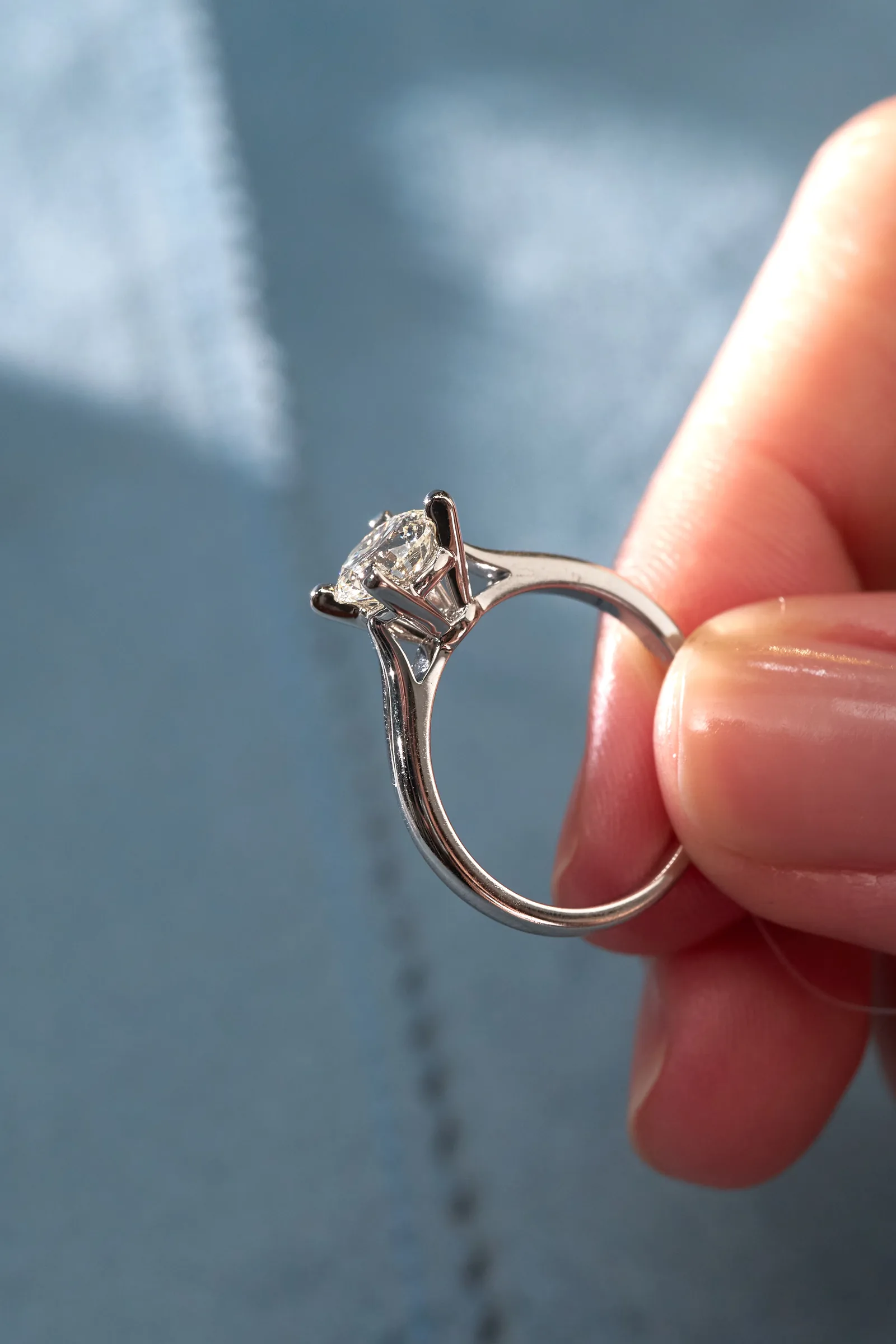 Ring 1.01 ct. White diamond 1.01 ct. Colour K, clarity VS2 — 4