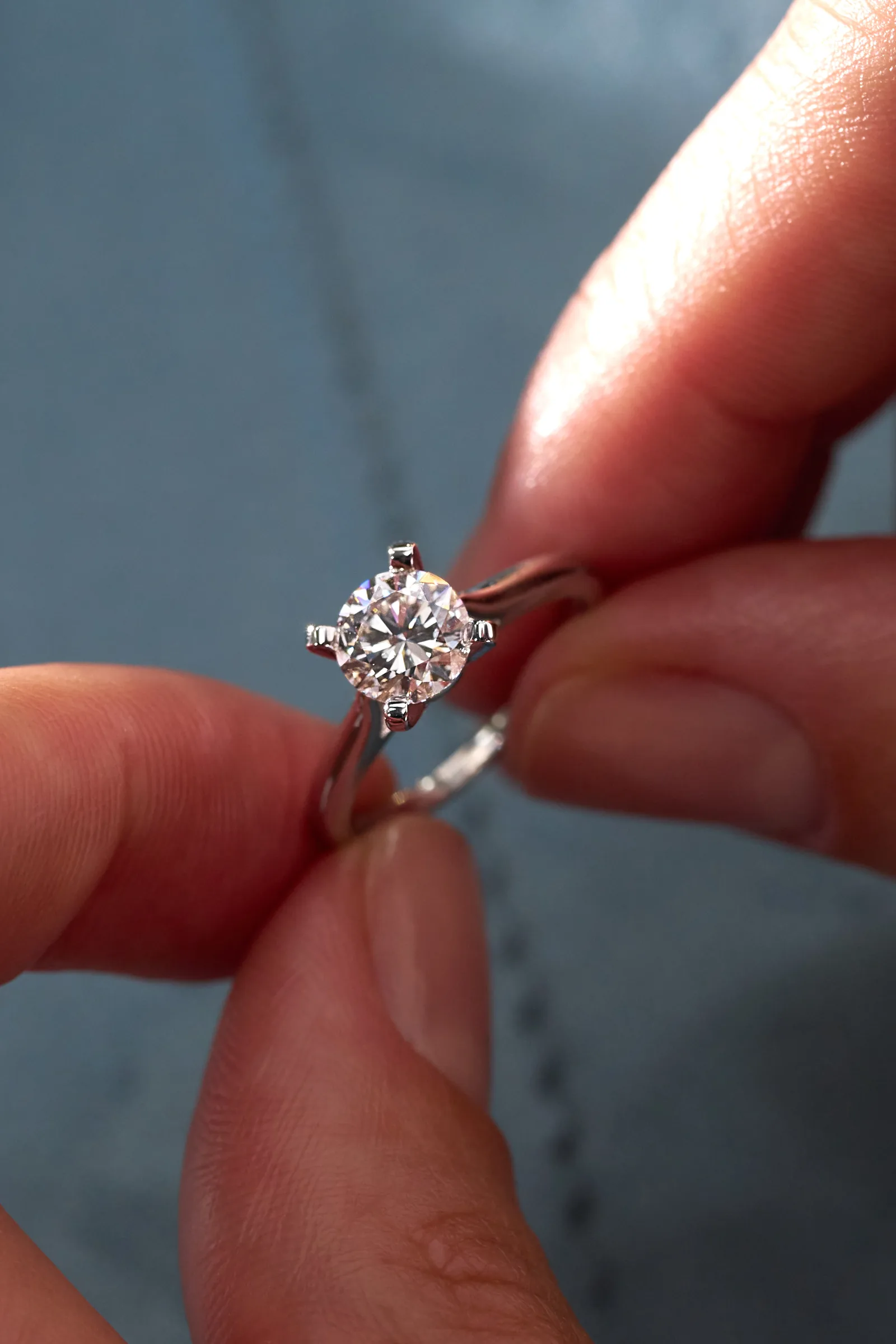 Ring 1.01 ct. White diamond 1.01 ct. Colour K, clarity VS2 — 3