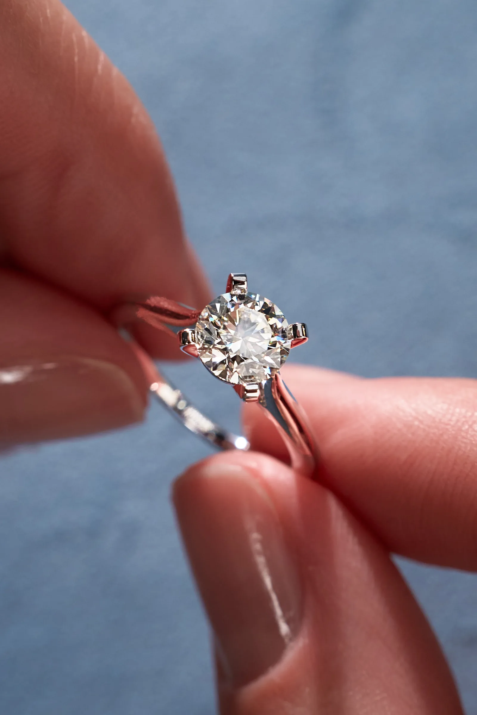 Ring 1.03 ct. White diamond 1.03 ct. Colour K, clarity VS2 — 5