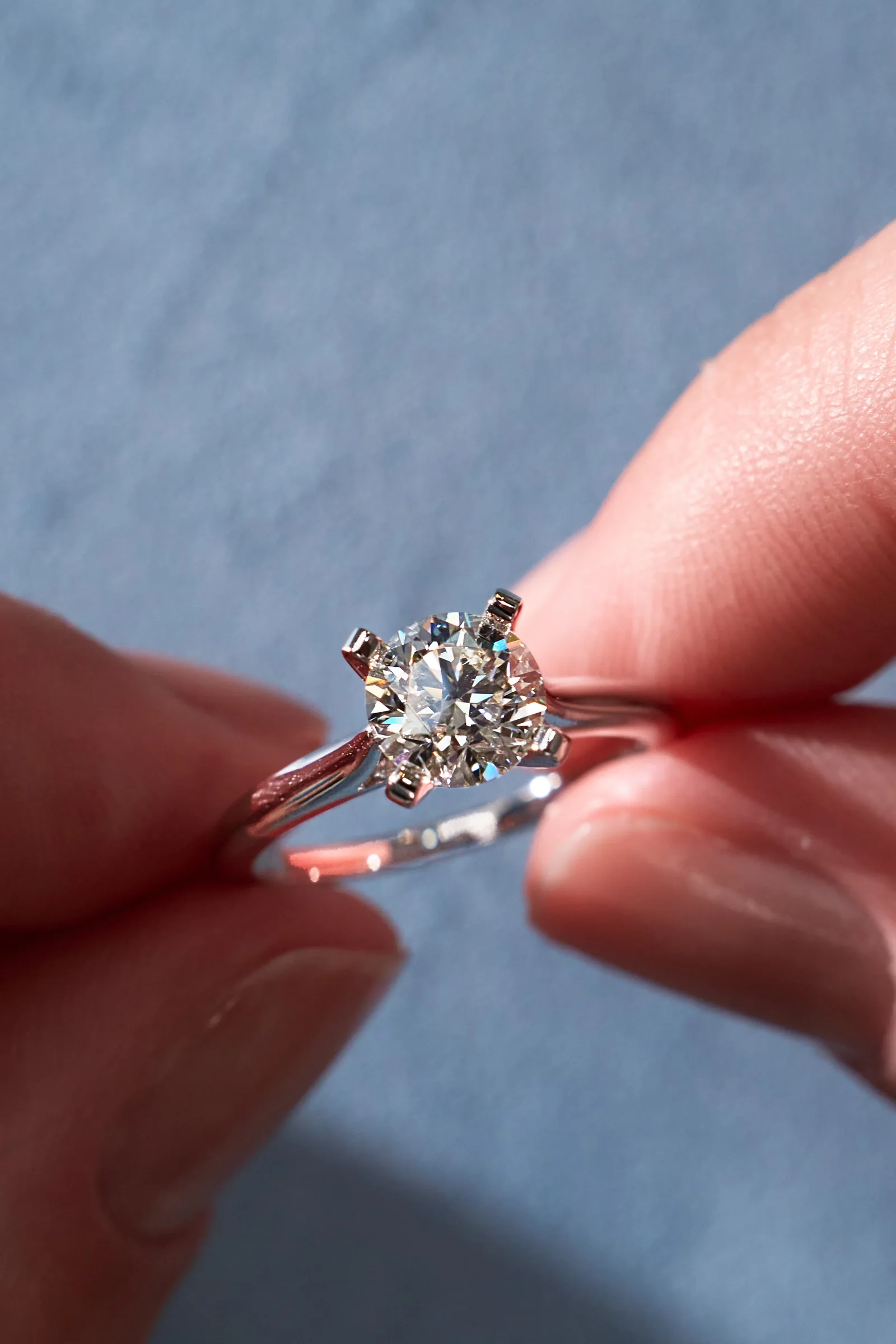 Ring 1.03 ct. White diamond 1.03 ct. Colour K, clarity VS2 — 4