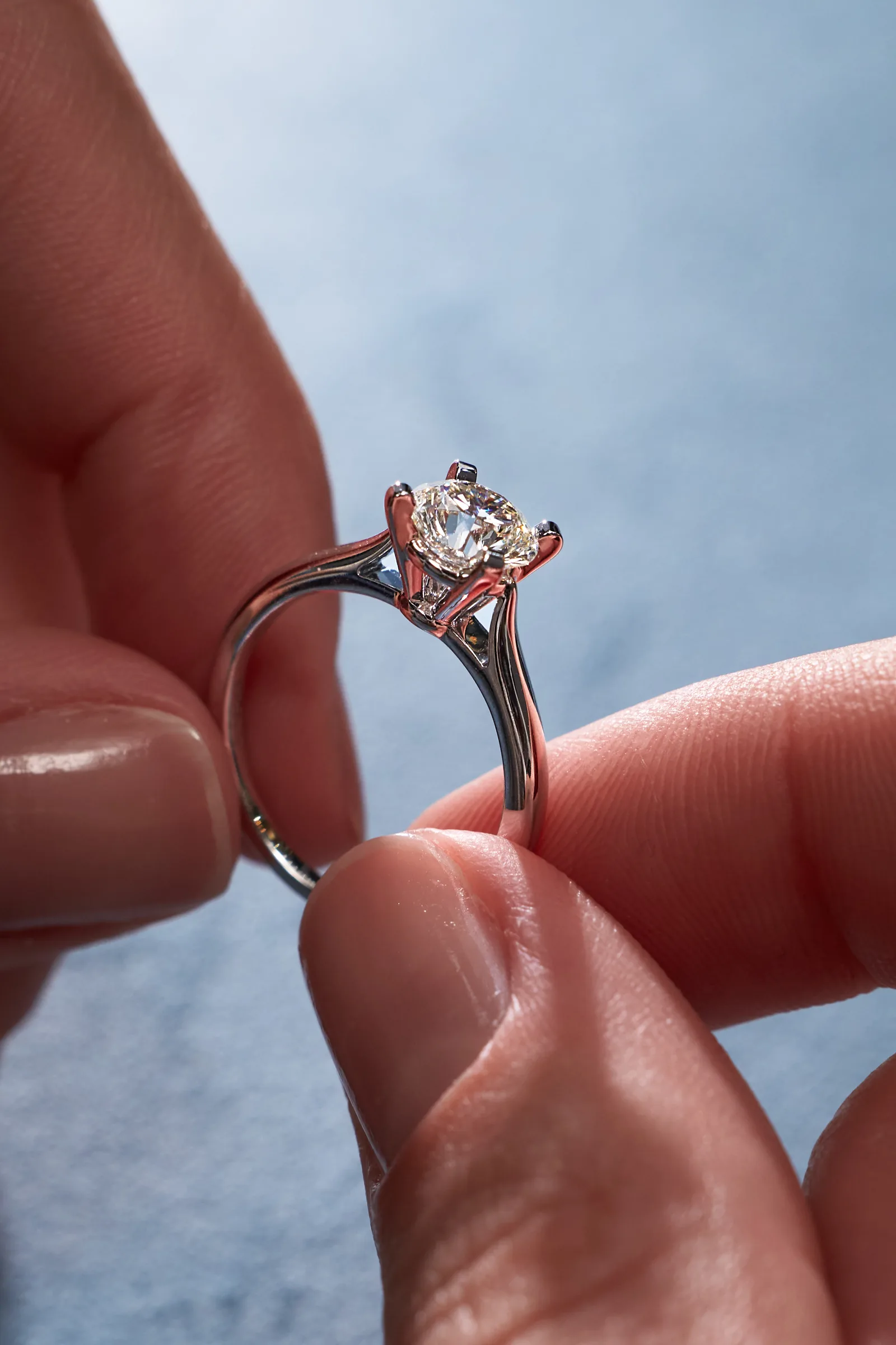 Ring 1.03 ct. White diamond 1.03 ct. Colour K, clarity VS2 — 3