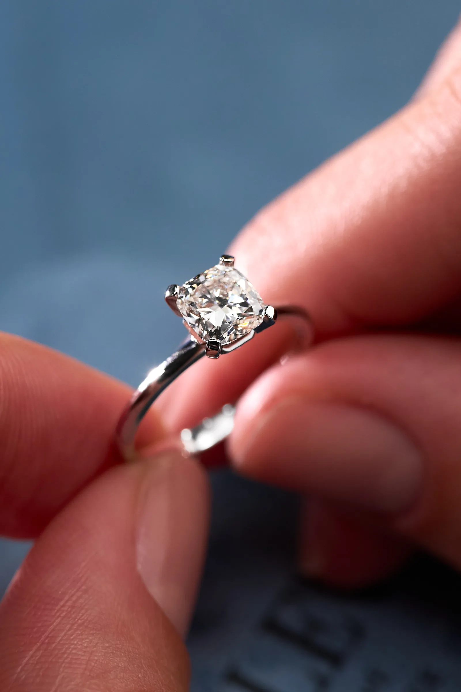 Ring 1.02 ct. White diamond 1.02 ct. Colour I, clarity VS1 — 5