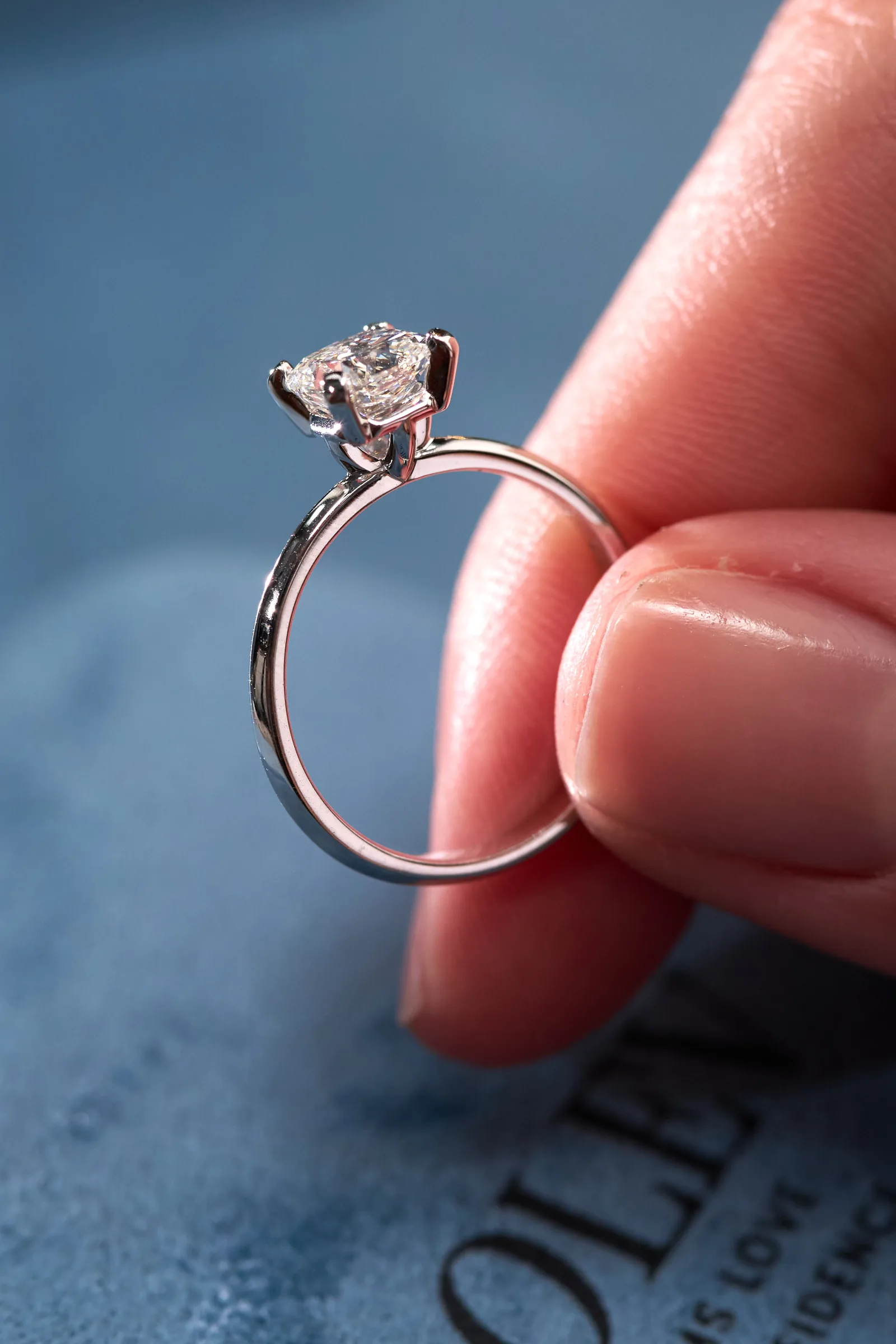 Ring 1.02 ct. White diamond 1.02 ct. Colour I, clarity VS1 — 4