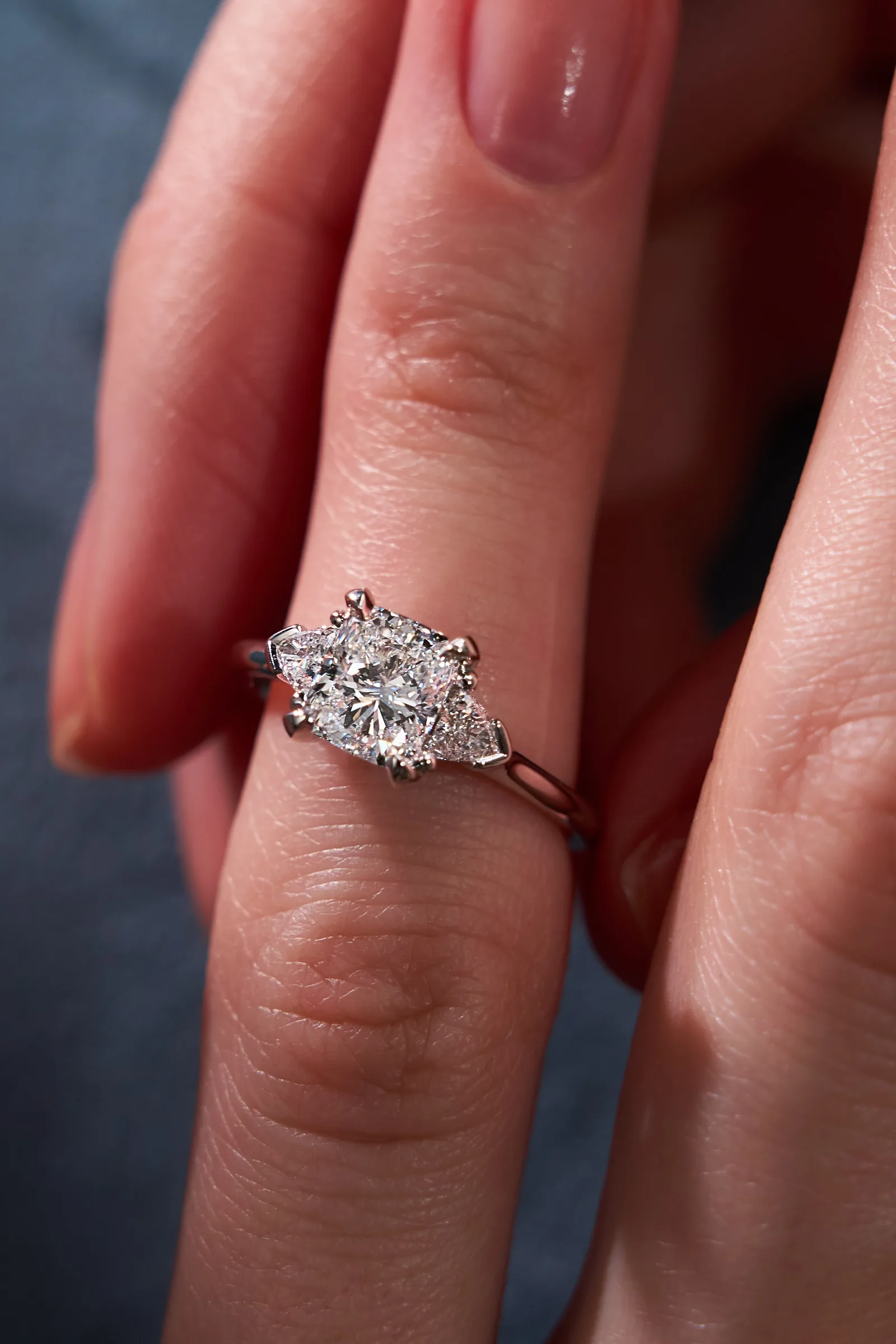 Ring 1.01 ct. White diamond 1.01 ct. Colour F, clarity VS1 — 3