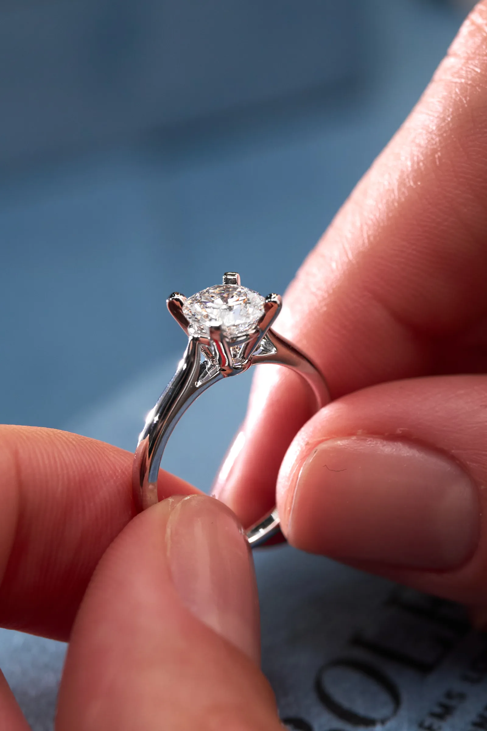 Ring 1.00 ct. White diamond 1.00 ct. Colour F, clarity VS2 — 4
