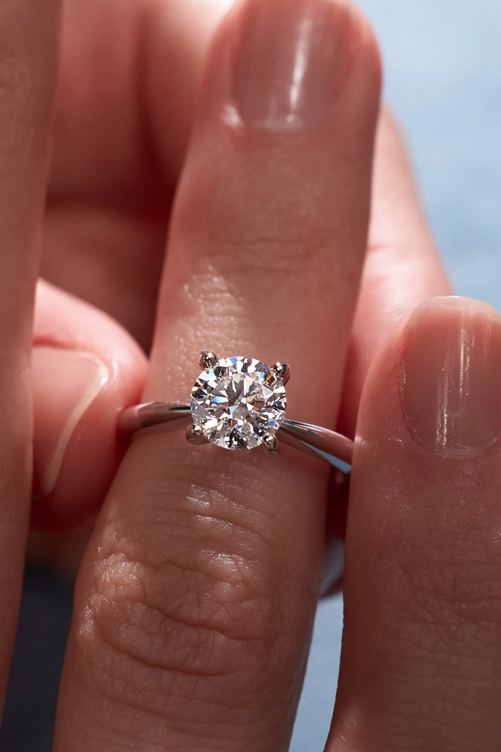 Ring 1.09 ct. White diamond 1.09 ct. Colour D, clarity VS2 — 4