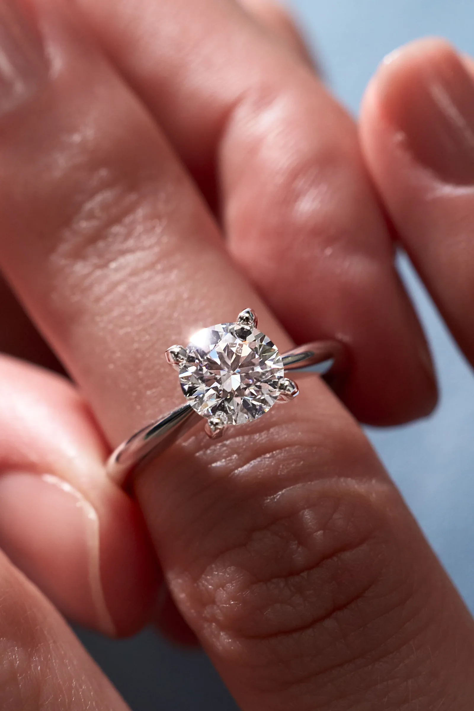 Ring 1.09 ct. White diamond 1.09 ct. Colour D, clarity VS2 — 3