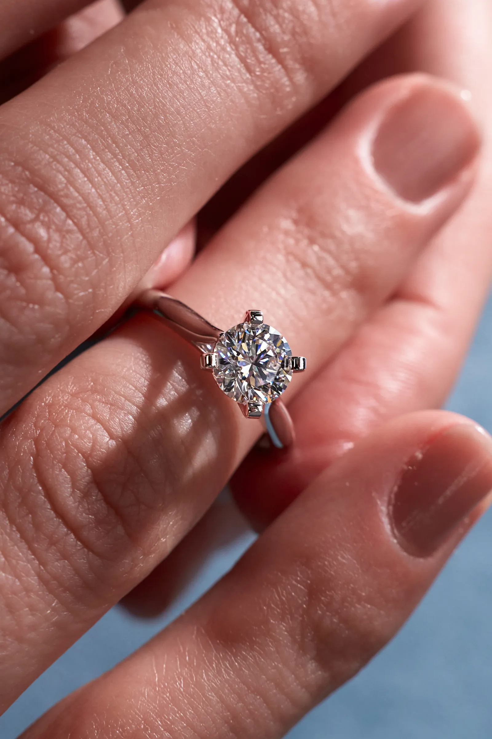 Ring 1.14 ct. White diamond 1.14 ct. Colour D, clarity VS1
