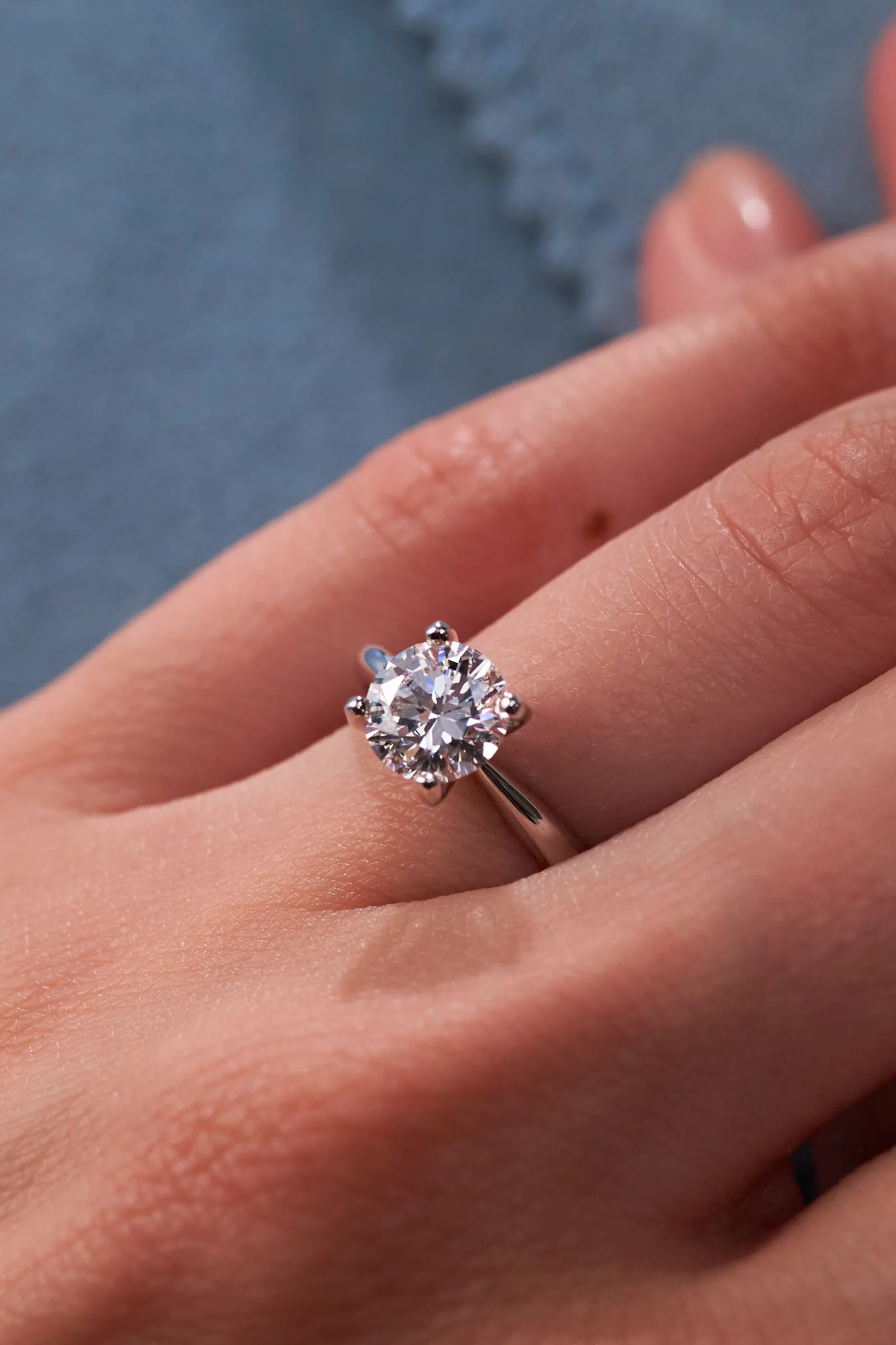 Ring 1.22 ct. White diamond 1.22 ct. Colour F, clarity VS1 — 3