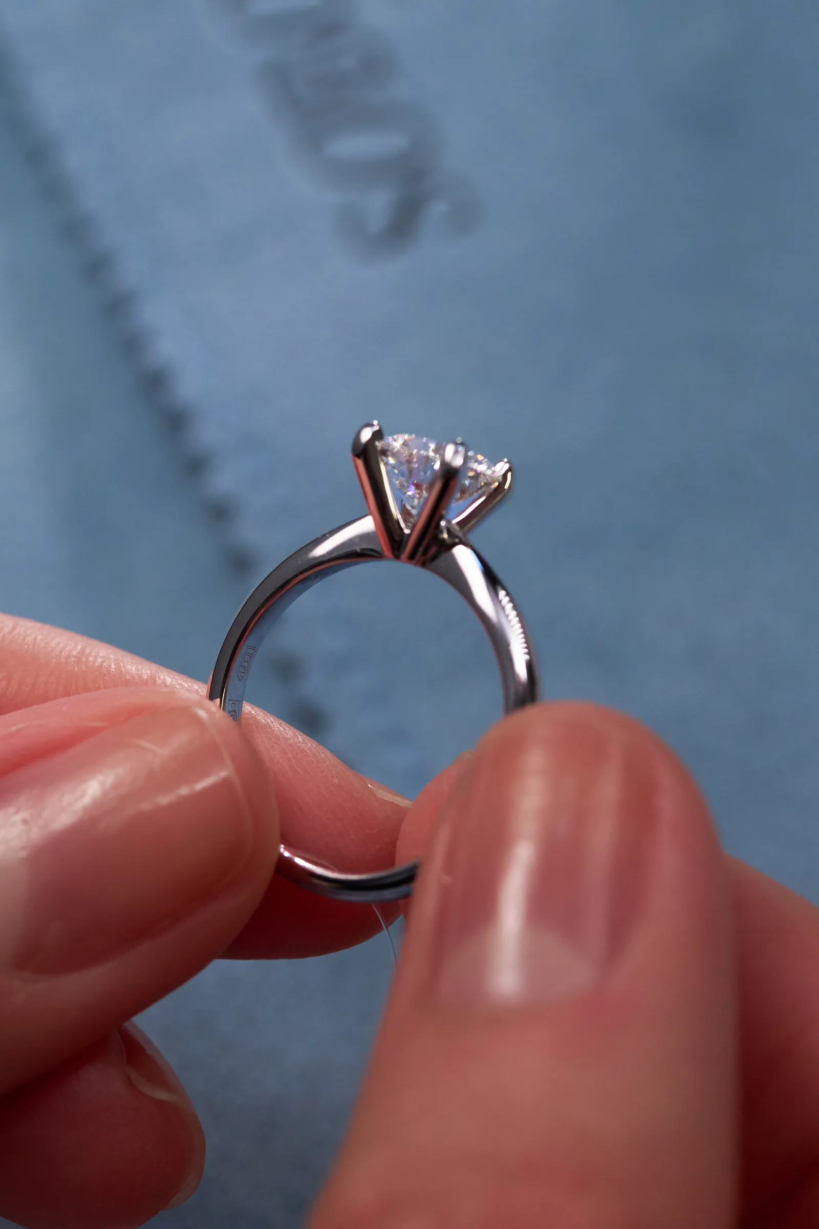 Ring 1.22 ct. White diamond 1.22 ct. Colour F, clarity VS1 — 4