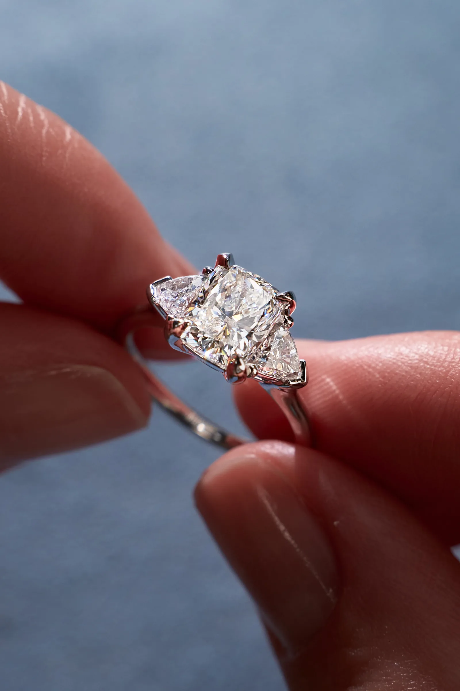Ring 1.50 ct. White diamond 1.50 ct. Colour I, clarity IF — 3