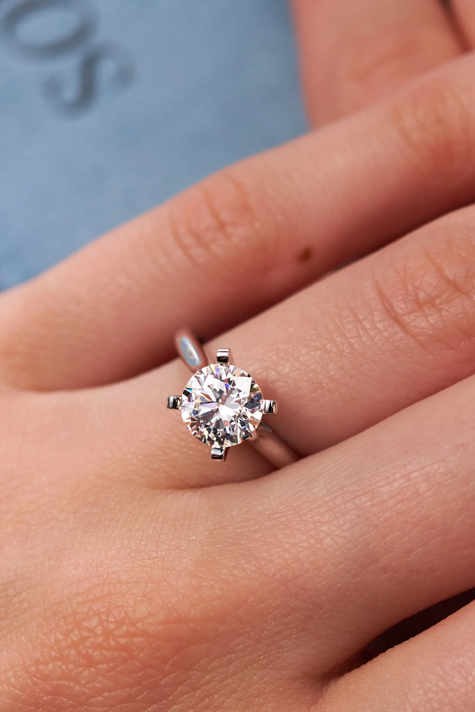 Ring 1.51 ct. White diamond 1.51 ct. Colour F, clarity VVS2 — 4
