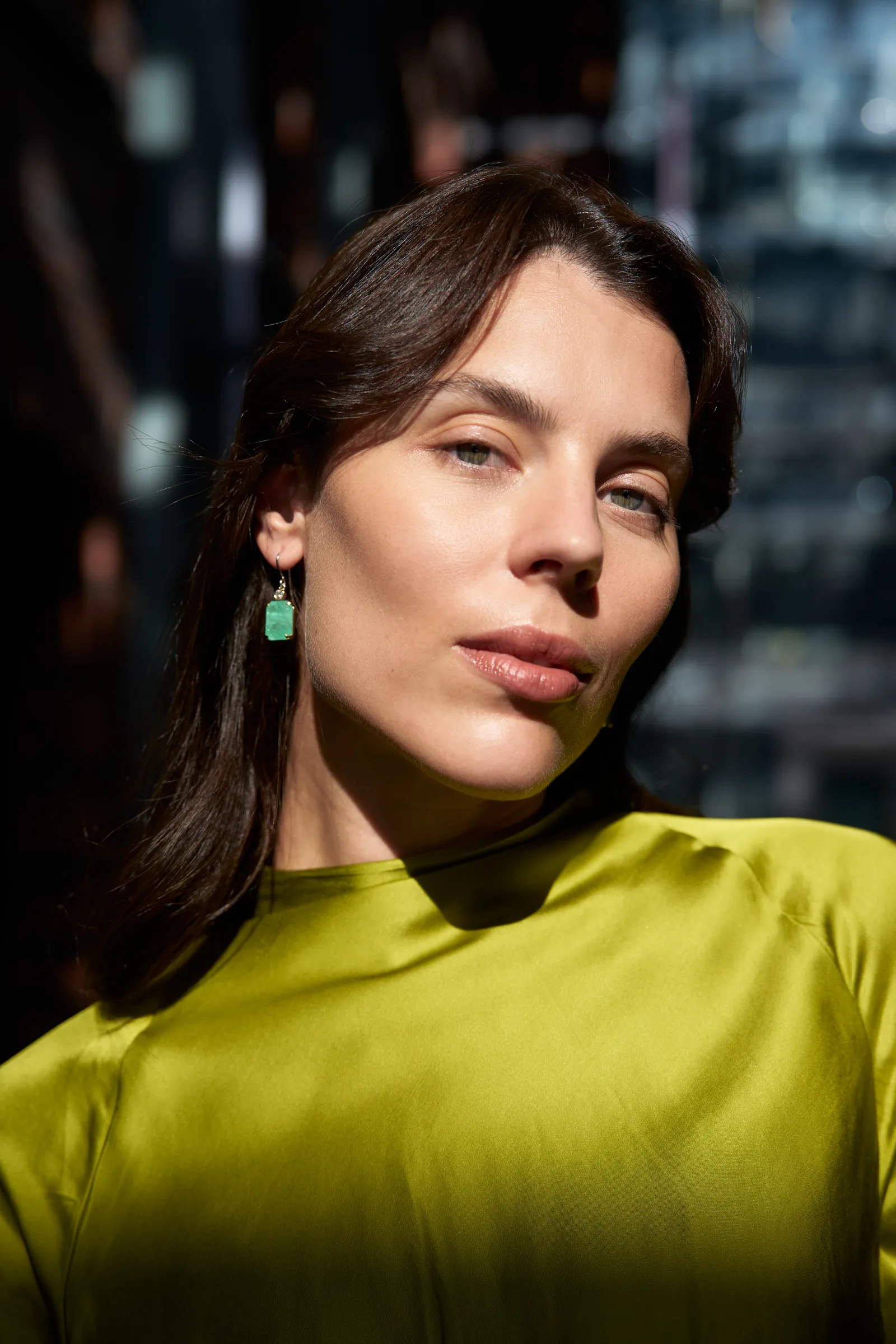 Earrings 9.55 + 9.53 ct. Emeralds 9.55 + 9.53 ct. Colour 5, Г3 (Russian grading) — 4
