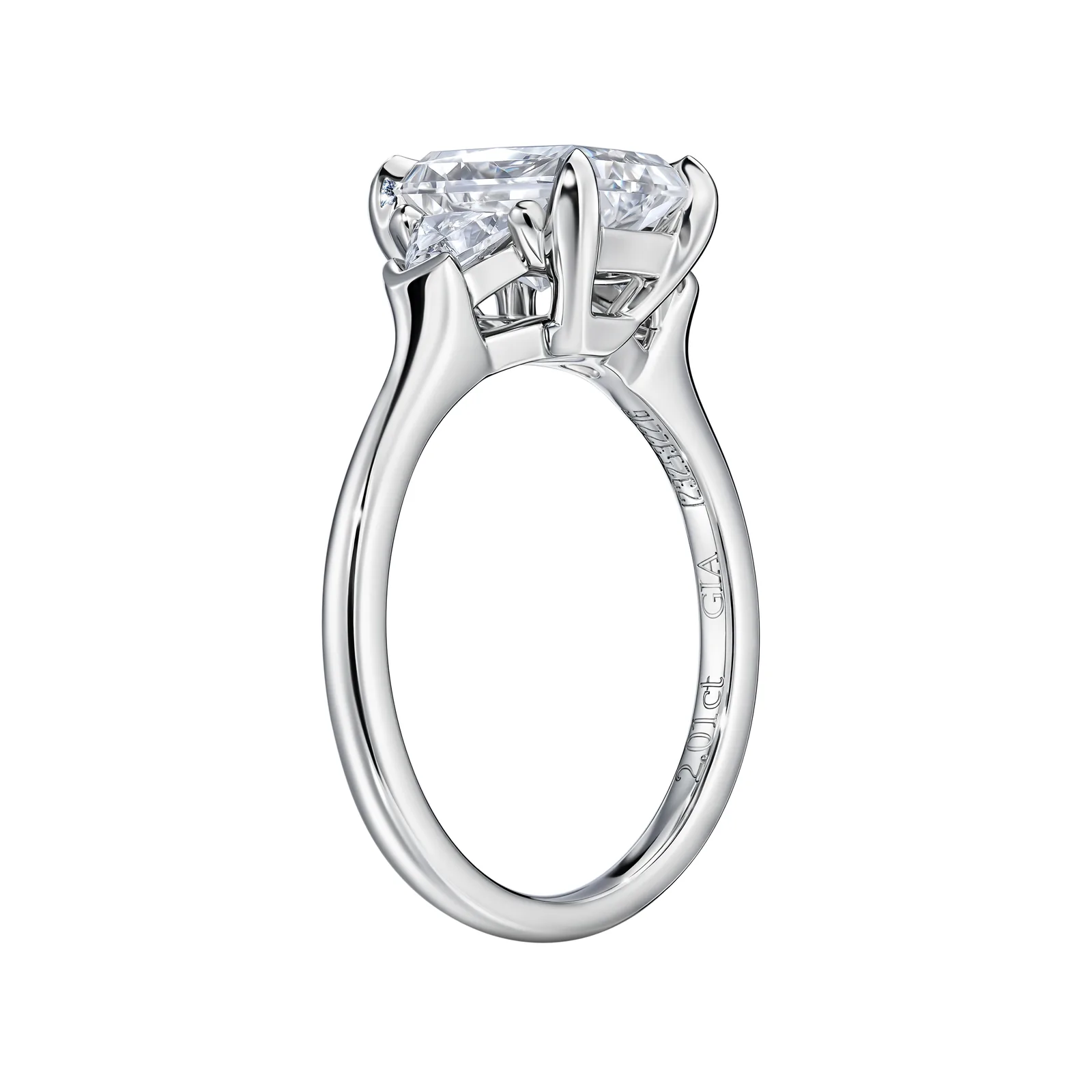 Ring 2.01 ct. White diamond 2.01 ct. Colour I, clarity VS2 — 4