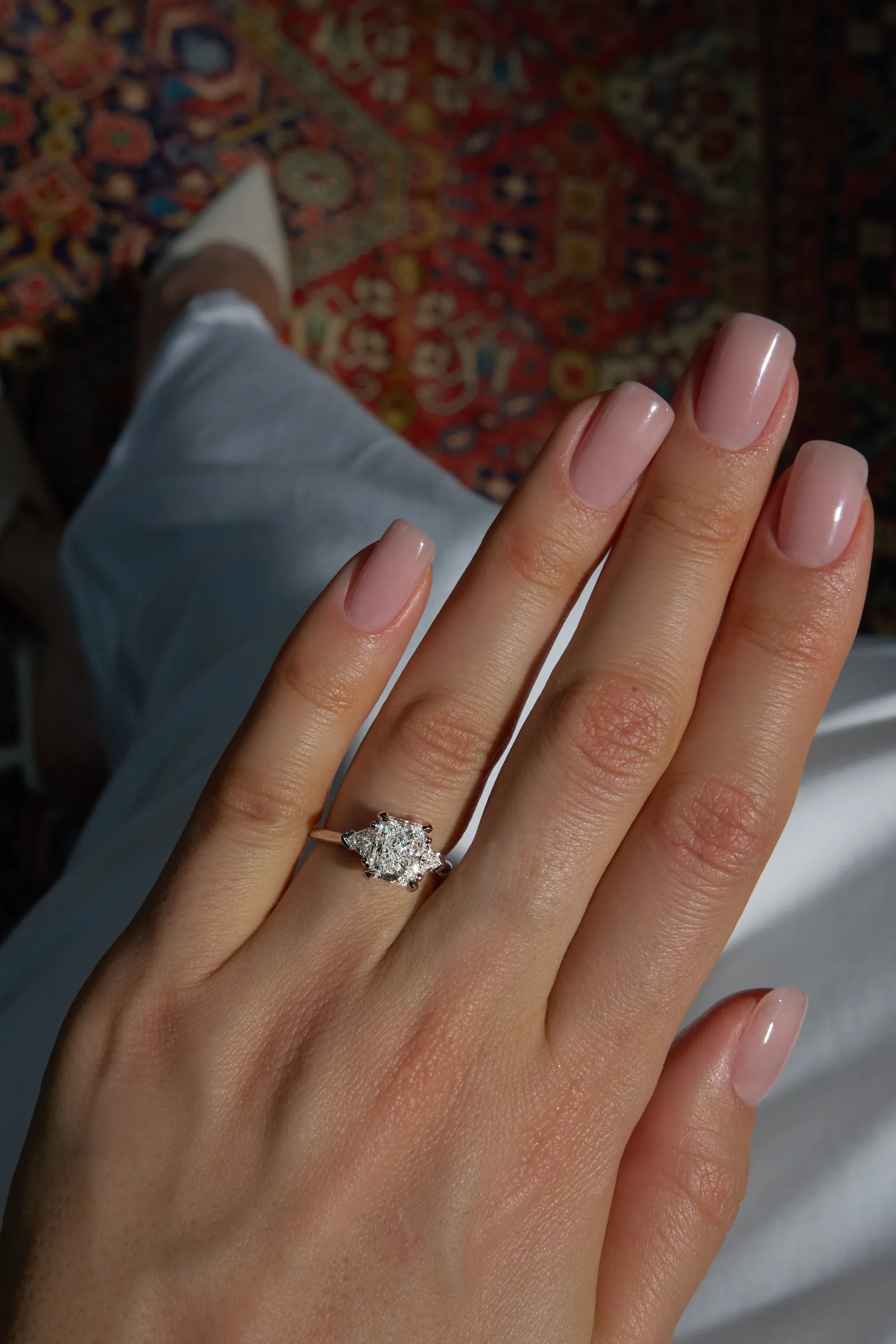 Ring 2.01 ct. White diamond 2.01 ct. Colour I, clarity VS2 — 5