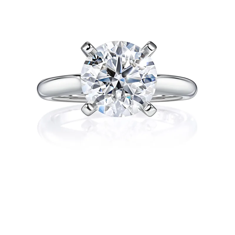 Ring 3.01 ct. White diamond 3.01 ct. Colour I, clarity VVS2