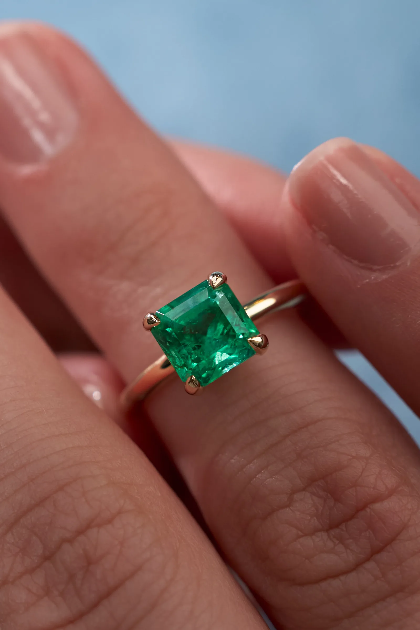 Ring 1.87 ct. Emerald 1.87 ct. Colour 4, Г2 (Russian grading) — 3