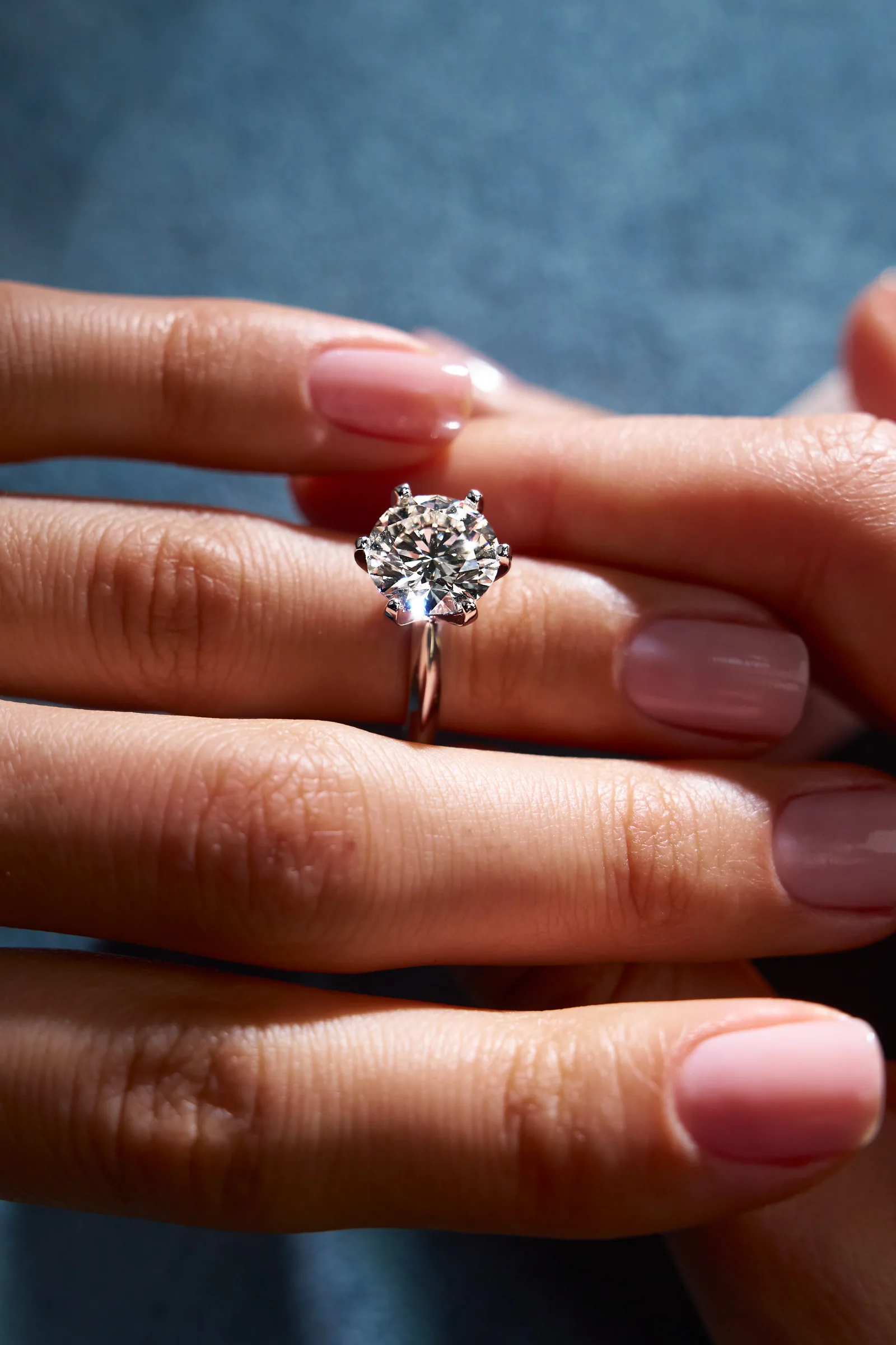 Ring 4.02 ct. White diamond 4.02 ct. Colour J, clarity VS2 — 3
