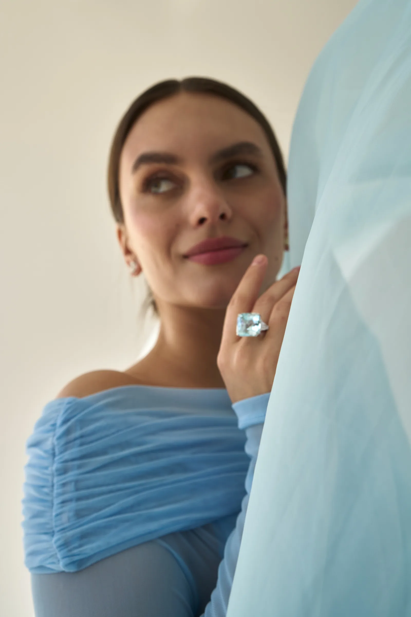Ring 18.57 ct. Aquamarine 18.57 ct. GIA reports — 9
