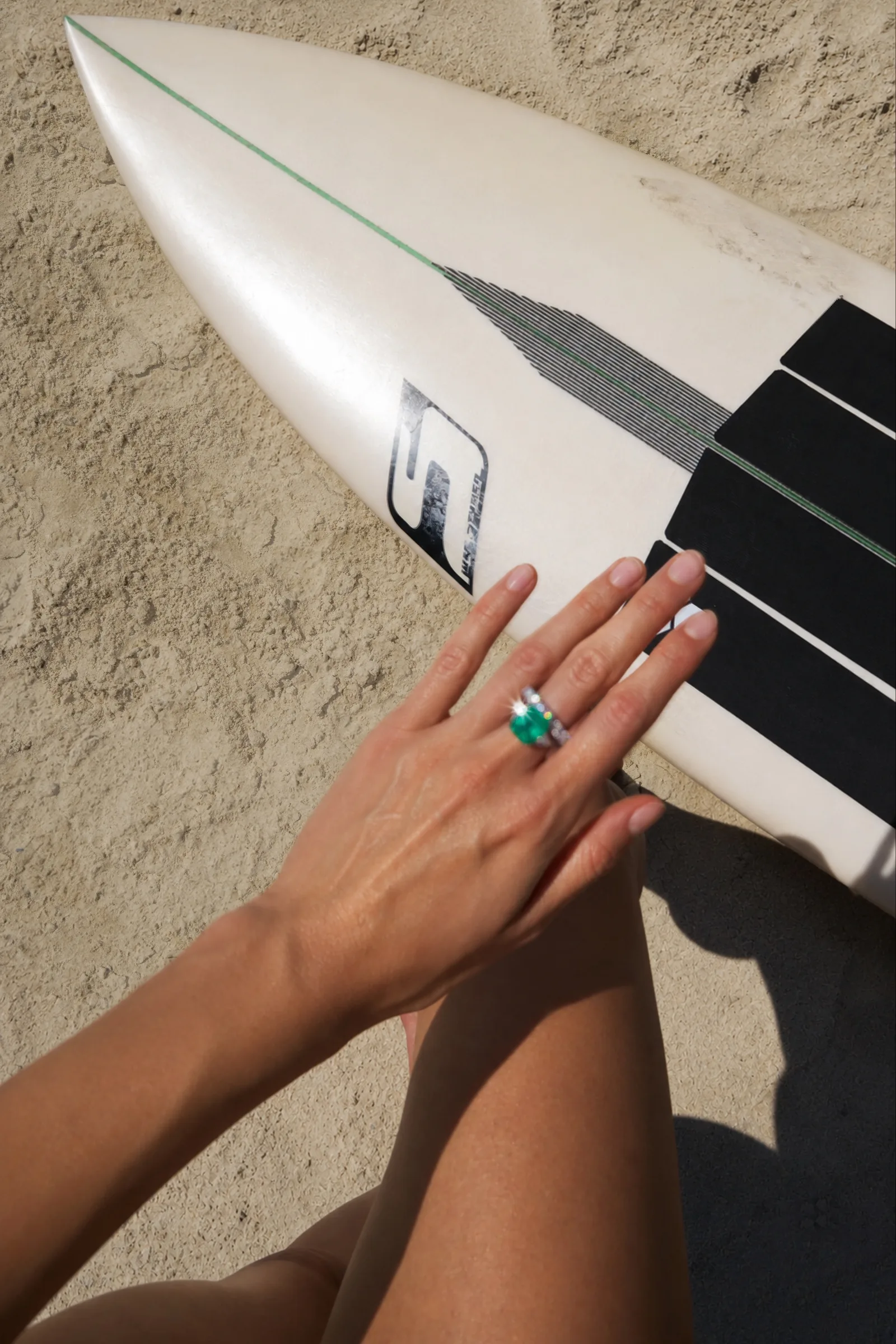 Ring 4.40 ct. Emerald 4.40 ct. Colour 3, Г3 (Russian grading) — 6