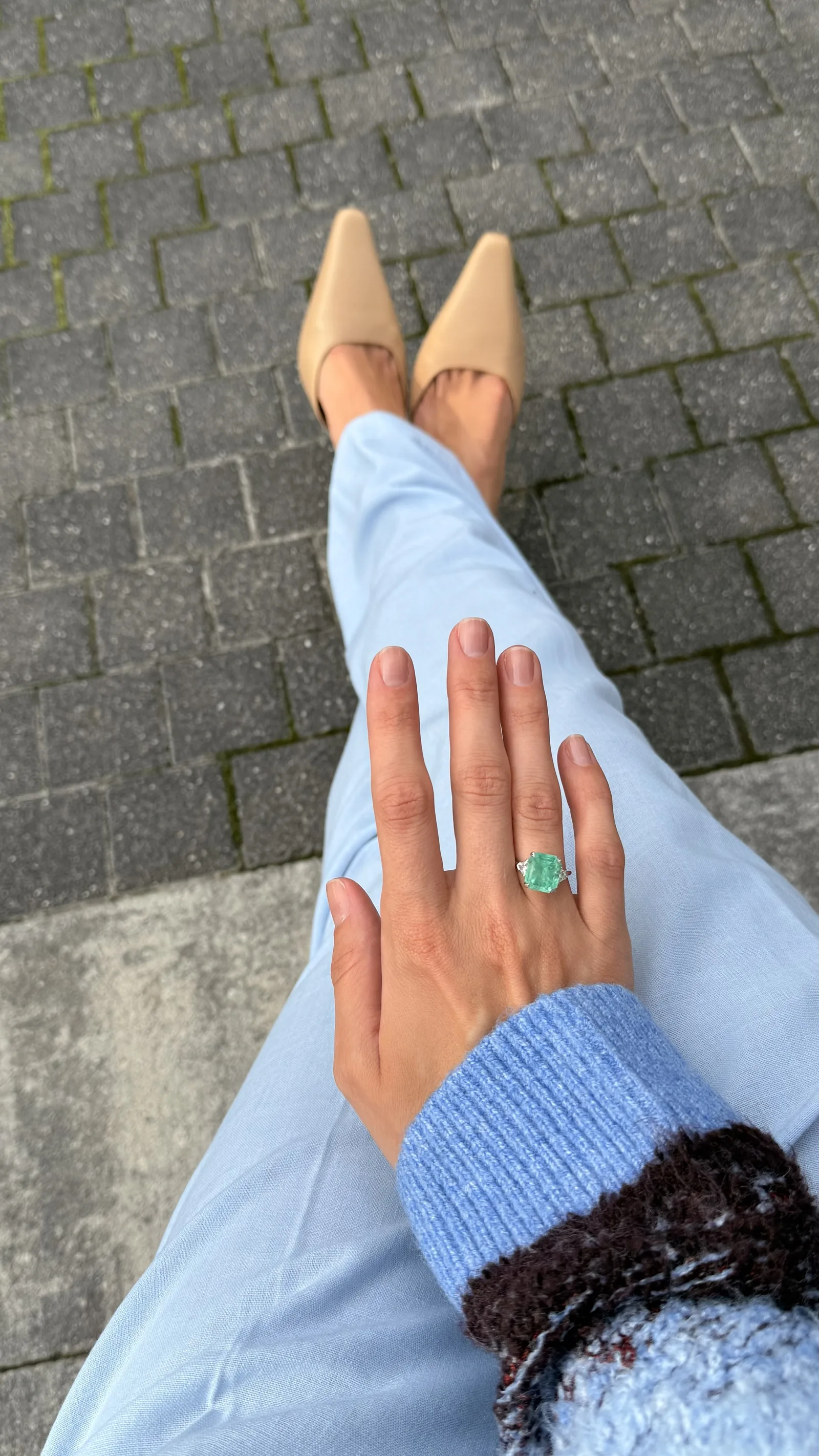 Ring 6.41 ct. Emerald 6.41 ct. Colour 5, Г2 (Russian grading) — 3