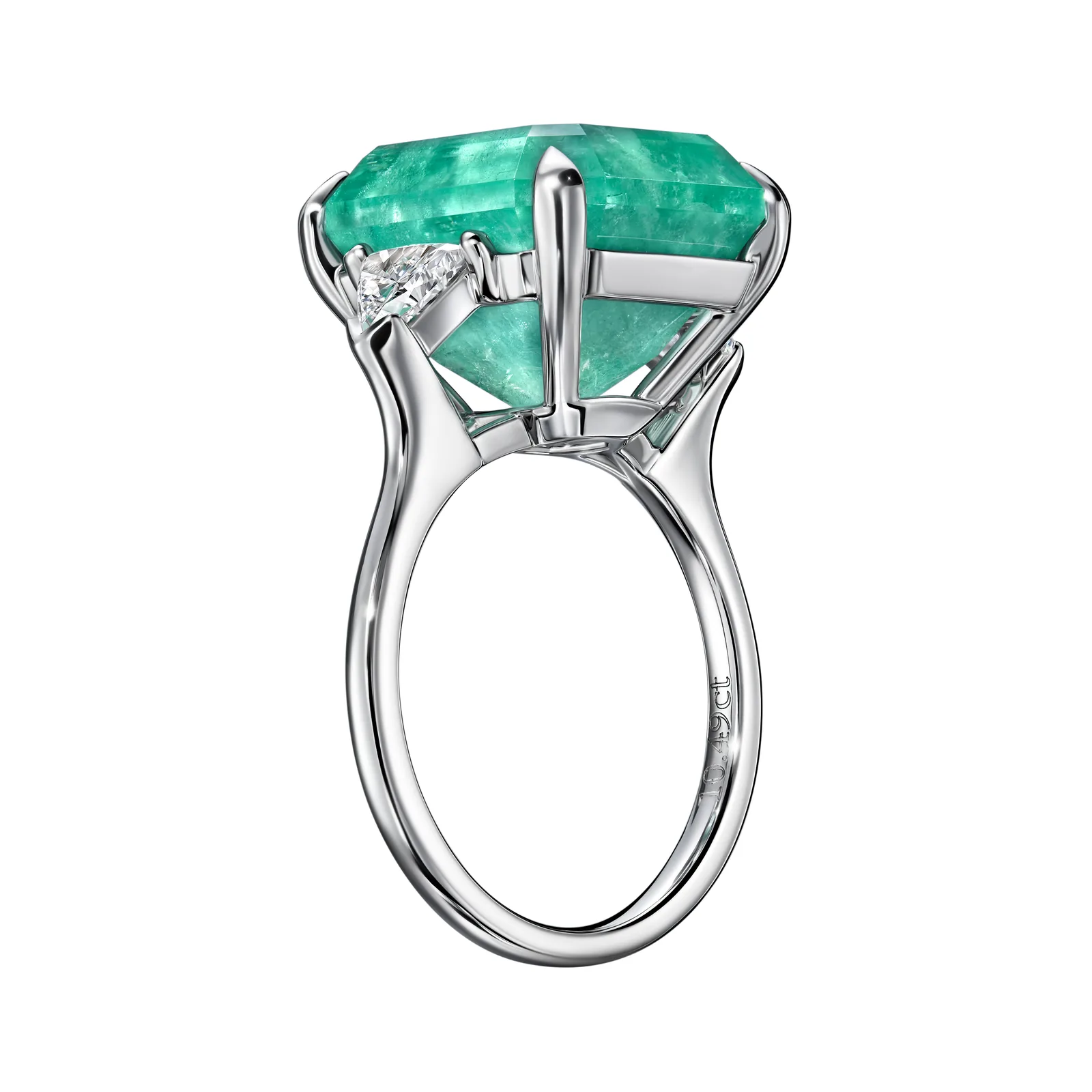 Ring 10.49 ct. Emerald 10.49 ct. Colour 5, Г3 (Russian grading) — 6