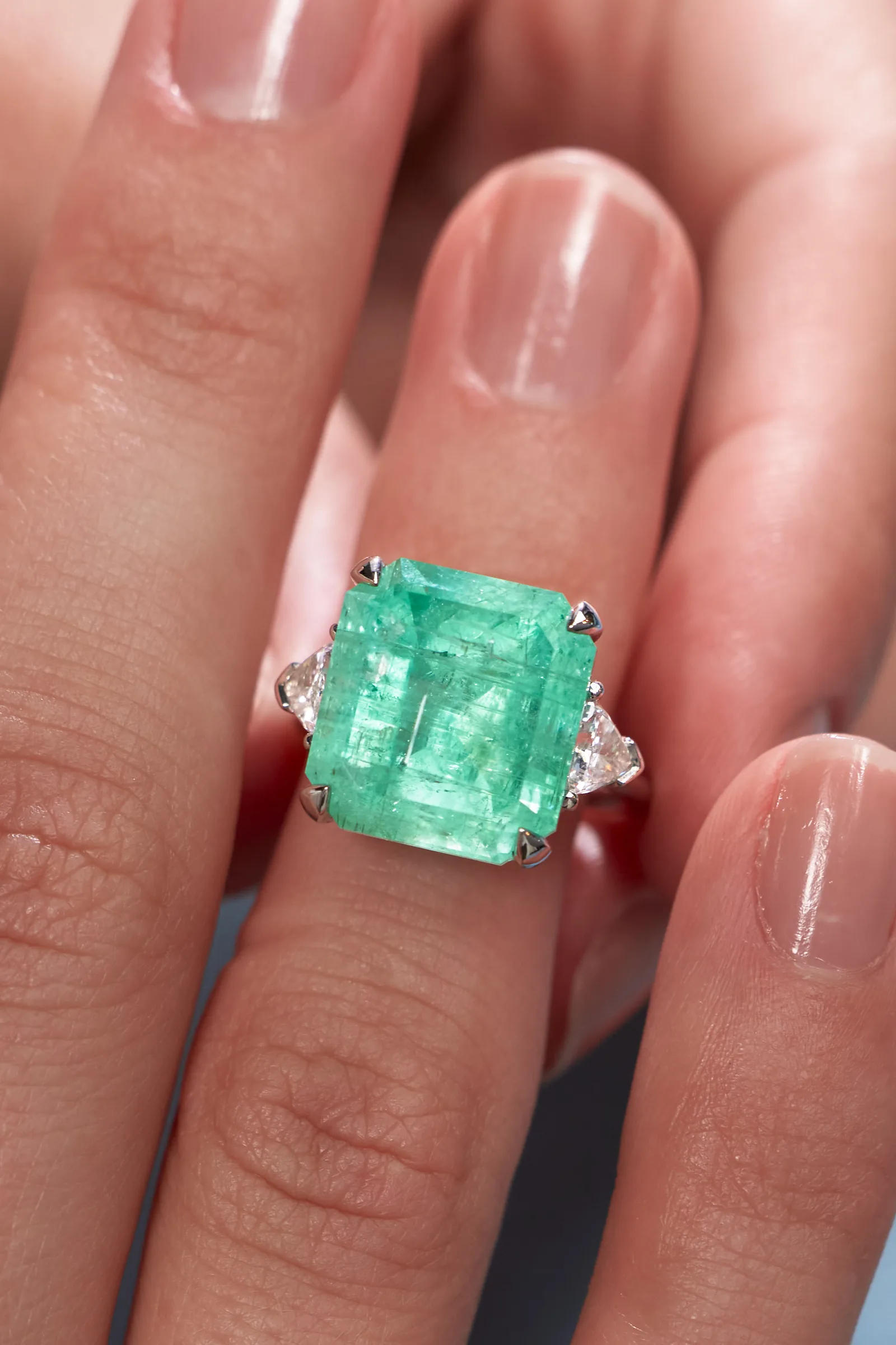 Ring 10.49 ct. Emerald 10.49 ct. Colour 5, Г3 (Russian grading) — 4