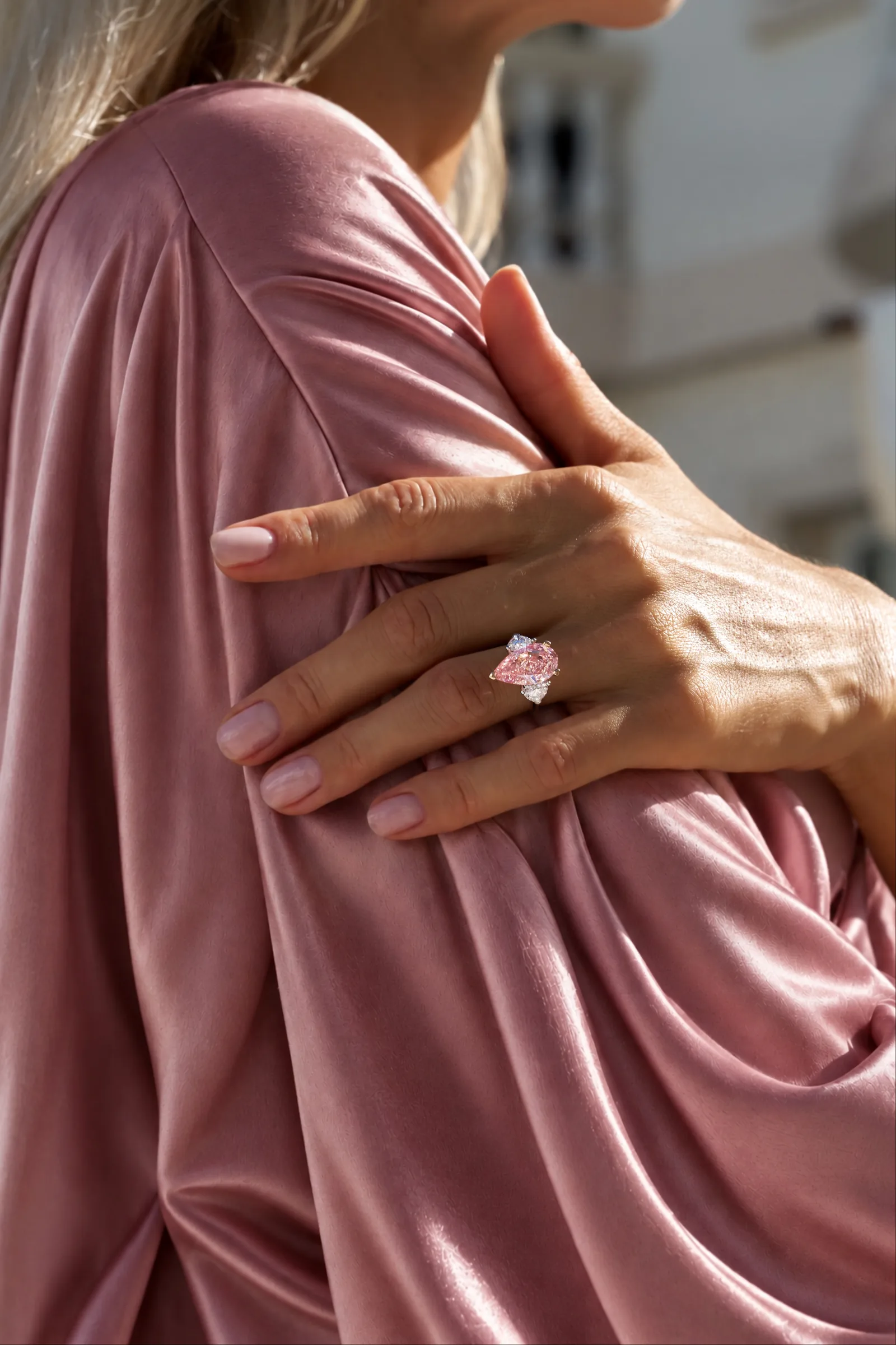 Ring 5.17 ct. Pink diamond 5.17 ct. Colour Fancy intense pink, clarity VS2 — 8