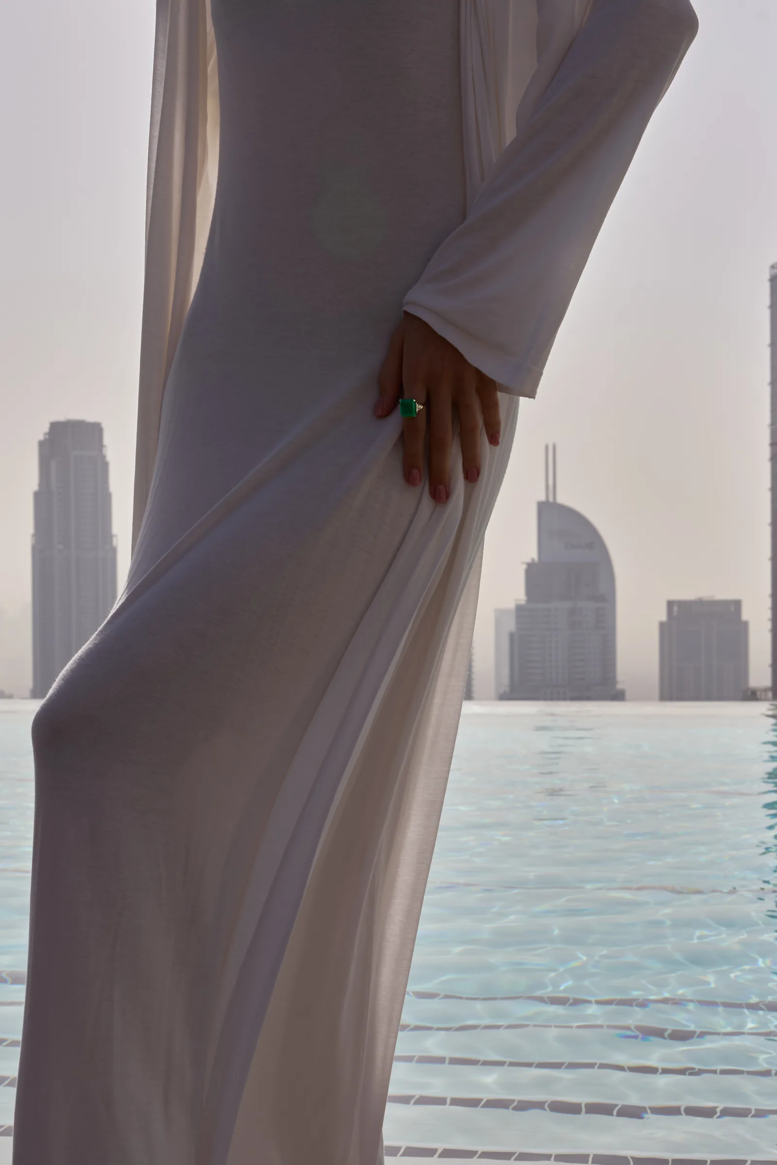 Ring 16.22 ct. Emerald 16.22 ct. Side diamonds 1.09 ct — 7
