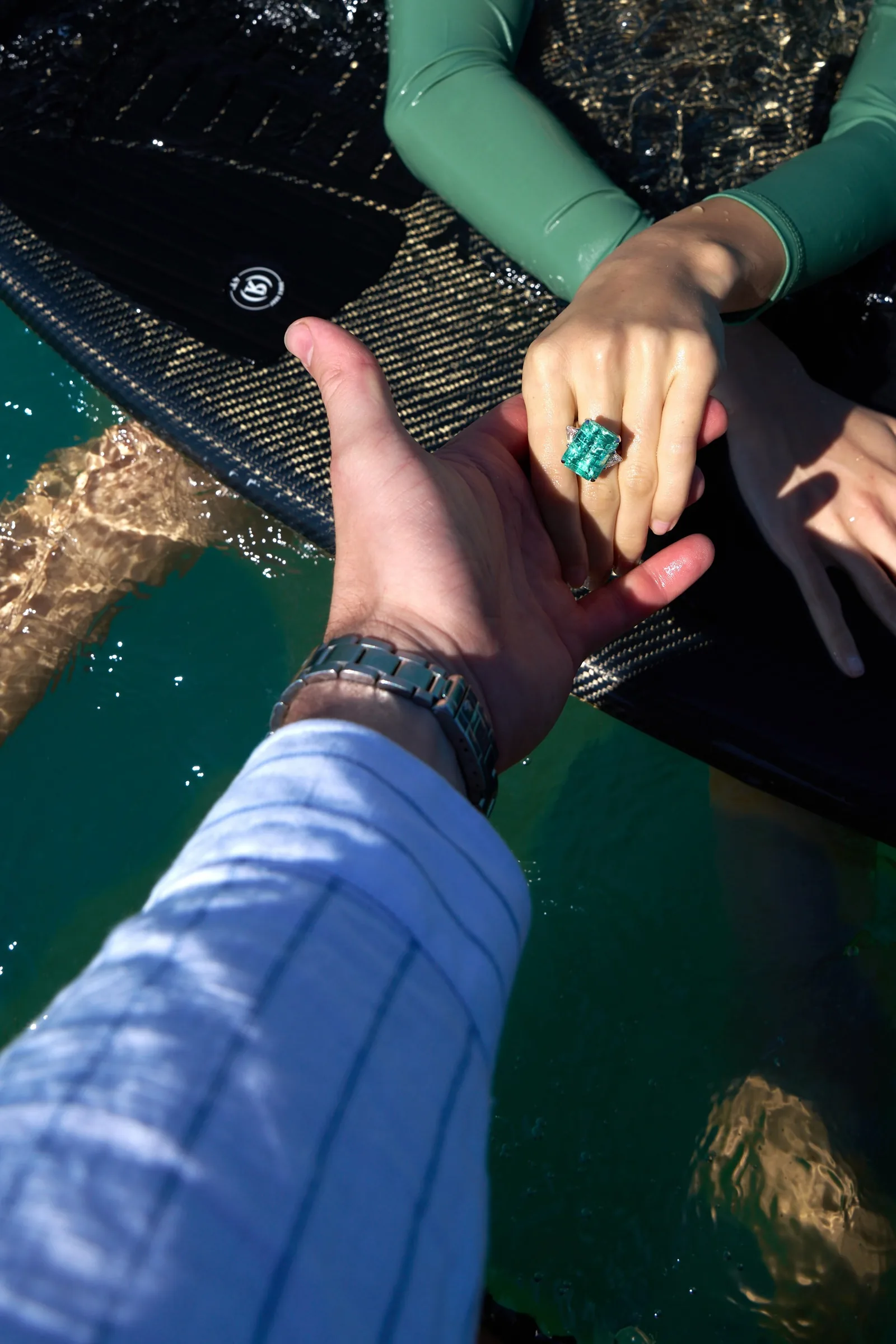 Ring 21.57 ct. Emerald 21.57 ct. Colour 5, Г2 (Russian grading) — 3