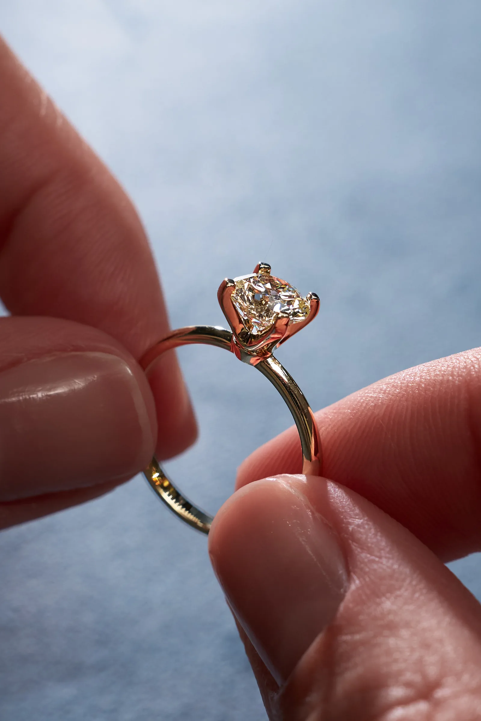 Ring 1.11 ct. White diamond 1.11 ct. Colour M, clarity VS2 — 2