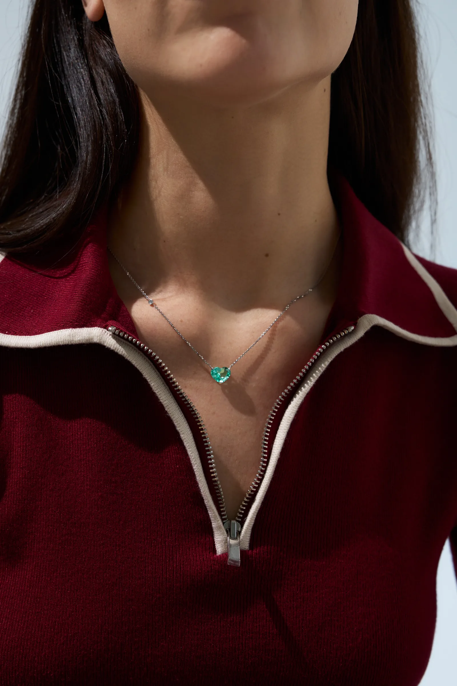 Necklace 2.12 ct. Emerald 2.12 ct. Colour 4, Г2 (Russian grading) — 5