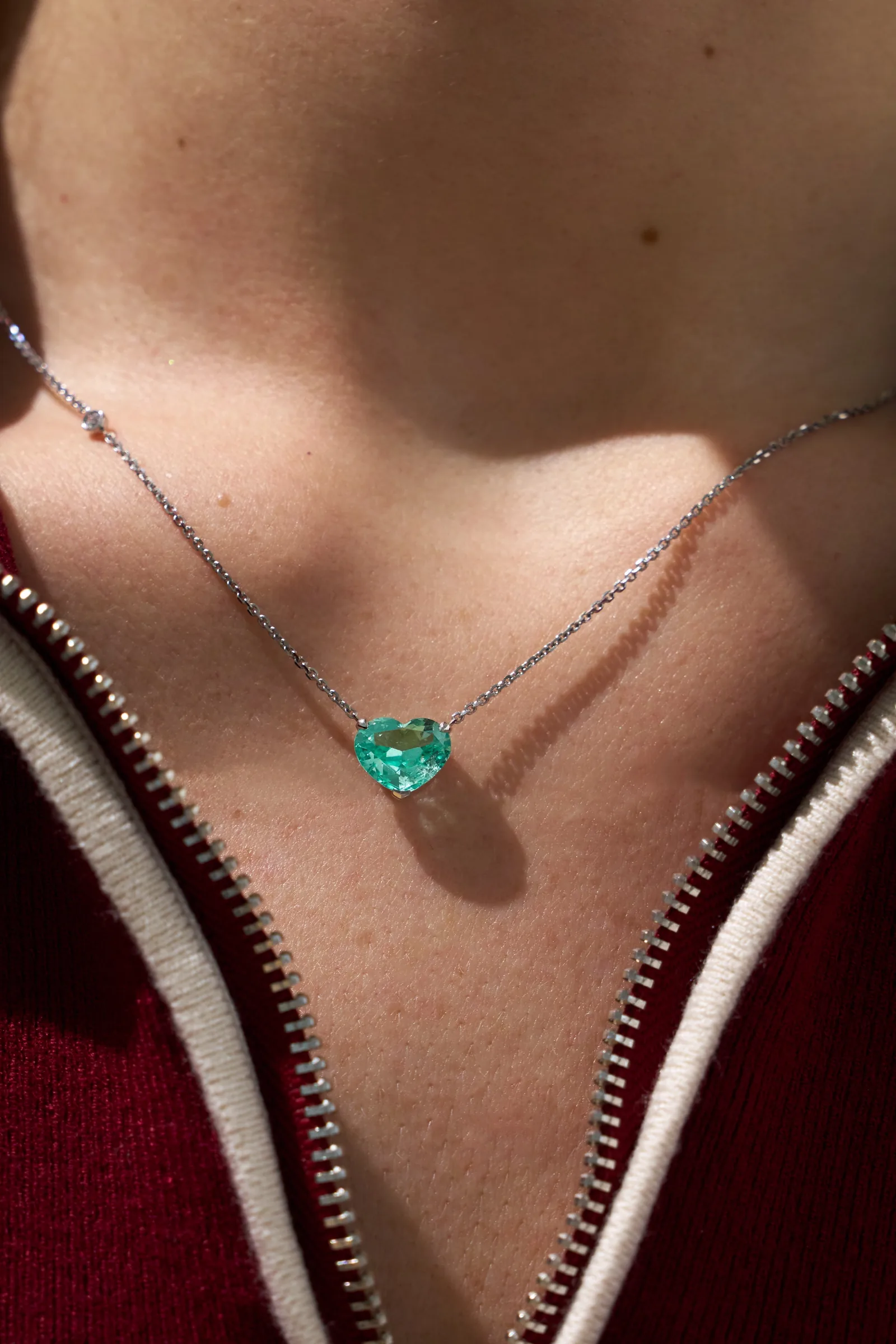 Necklace 2.12 ct. Emerald 2.12 ct. Colour 4, Г2 (Russian grading) — 4