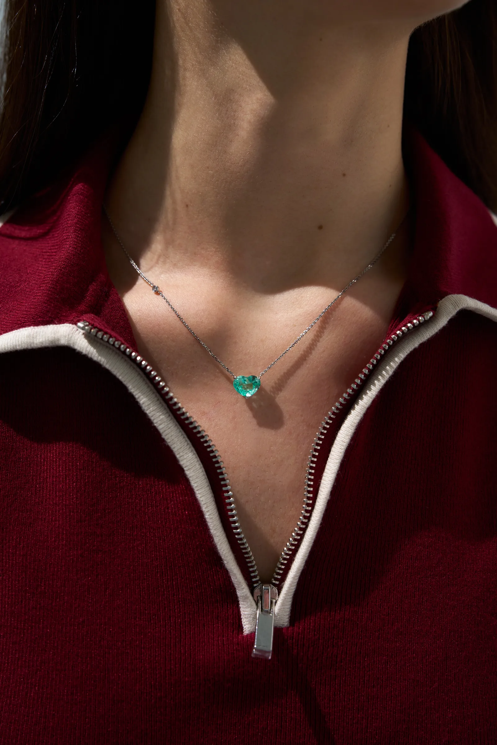 Necklace 2.12 ct. Emerald 2.12 ct. Colour 4, Г2 (Russian grading) — 3