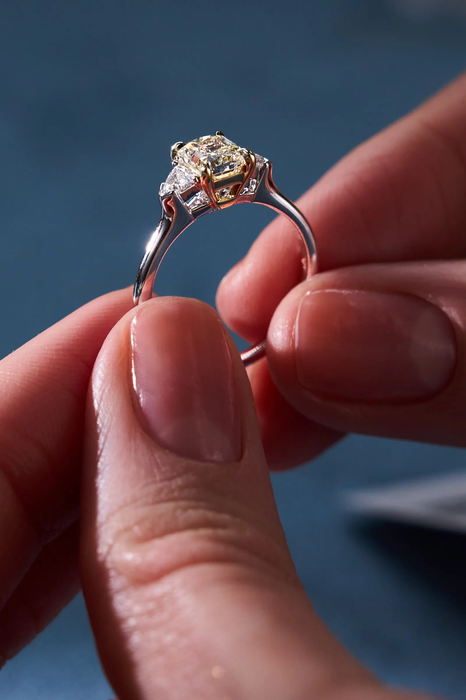 Ring 1.01 ct. Yellow diamond 1.01 ct. Colour U-V, clarity VVS1 — 5