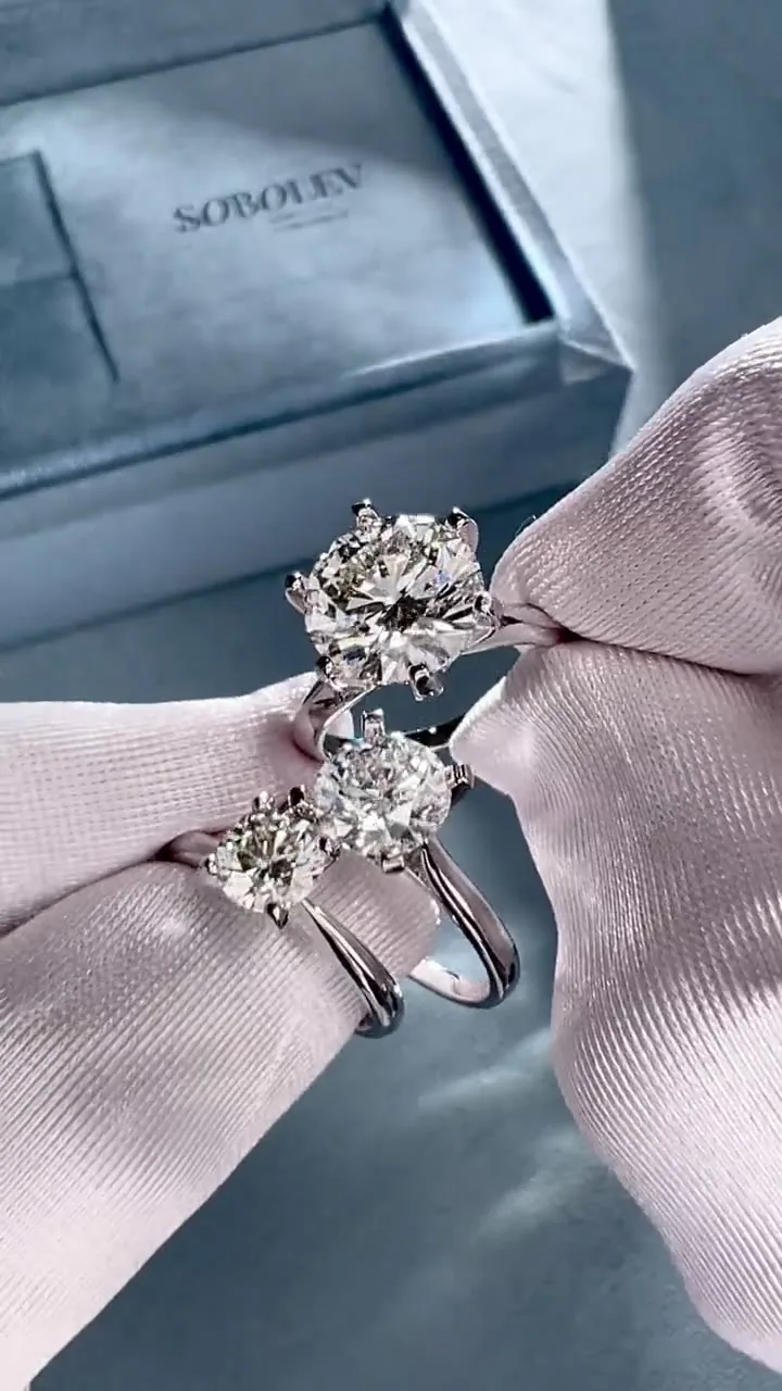 Ring 1.00 ct. White diamond 1.00 ct. Colour K, clarity VS2