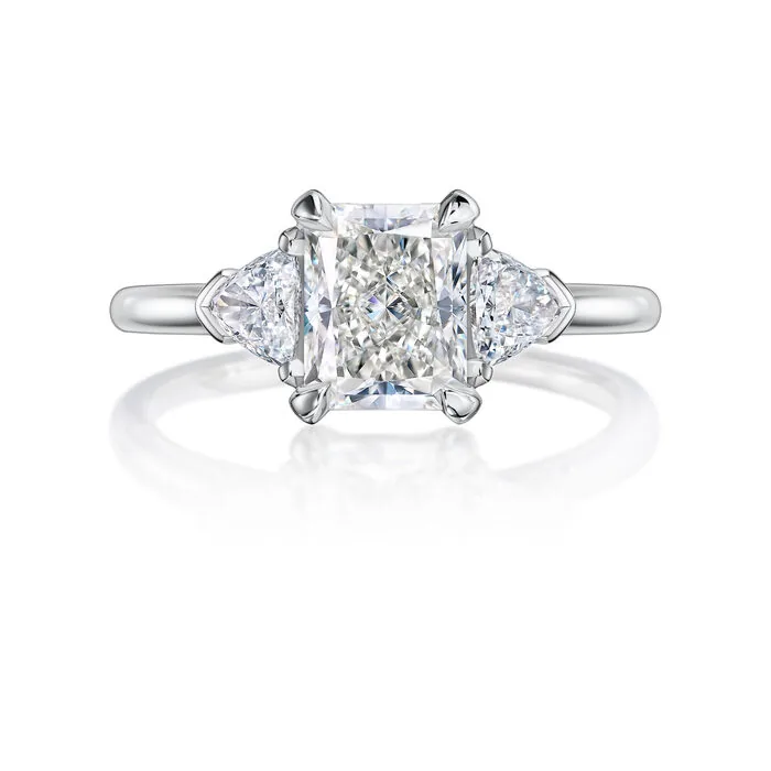 White diamond ring